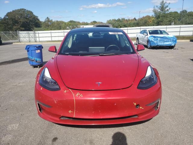 5YJ3E1EB0NF287606 - 2022 TESLA MODEL 3 红色 照片 5