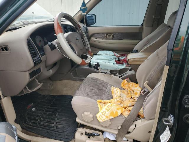 JN8DR09X92W658069 - 2002 NISSAN PATHFINDER LE მწვანე ფოტო 7