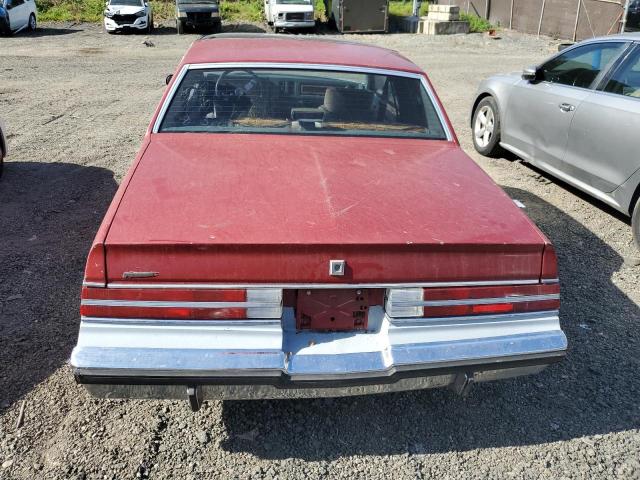 1G4GJ47Y2GP440099 - 1986 BUICK REGAL Rot Foto 6
