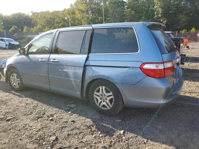 5FNRL38695B042443 - 2005 HONDA ODYSSEY EXL BLUE photo 2