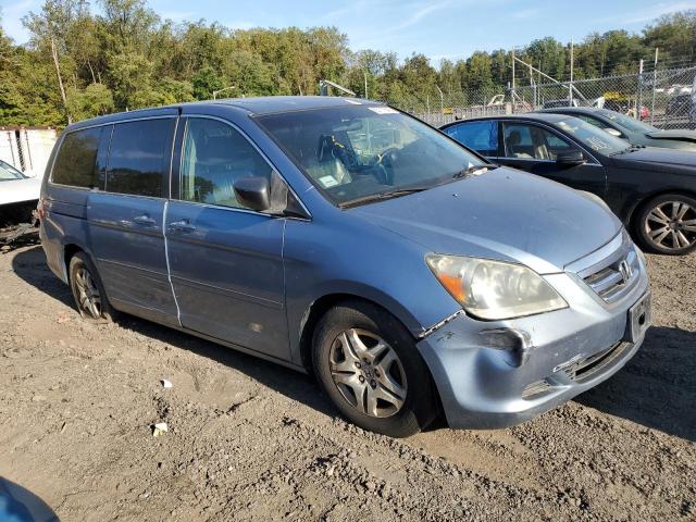 5FNRL38695B042443 - 2005 HONDA ODYSSEY EXL BLUE photo 4