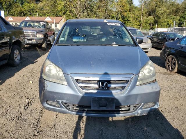 5FNRL38695B042443 - 2005 HONDA ODYSSEY EXL BLUE photo 5