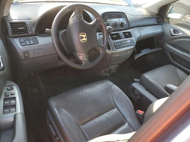 5FNRL38695B042443 - 2005 HONDA ODYSSEY EXL BLUE photo 8