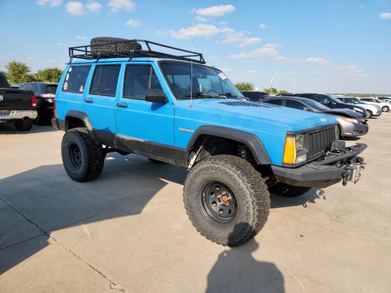 1J4FJ68S0SL589112 - 1995 JEEP CHEROKEE SPORT Синий фото 4