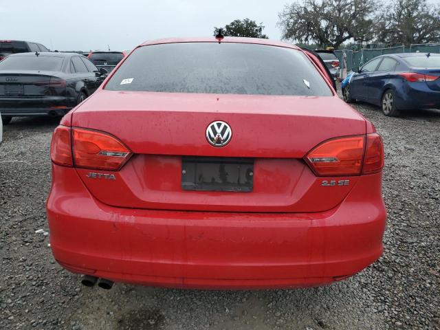 3VWDX7AJ6DM396786 - 2013 VOLKSWAGEN JETTA SE RED photo 6