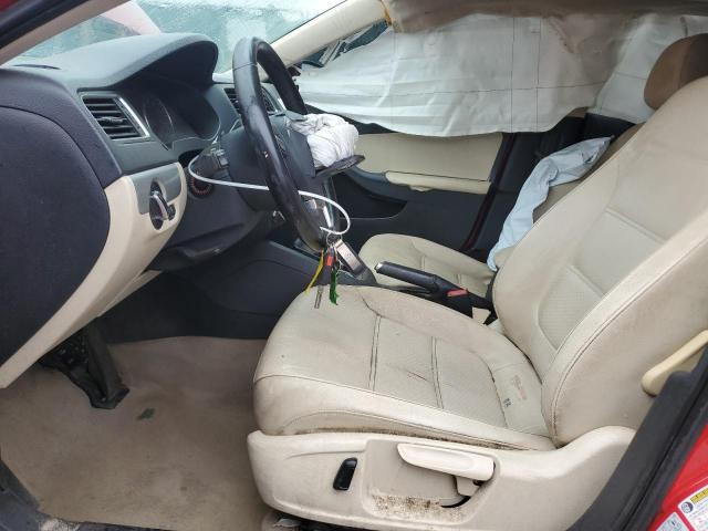 3VWDX7AJ6DM396786 - 2013 VOLKSWAGEN JETTA SE RED photo 7