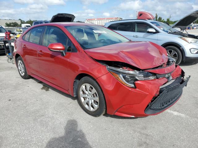 JTDEPMAE5MJ133419 - 2021 TOYOTA COROLLA LE წითელი ფოტო 4