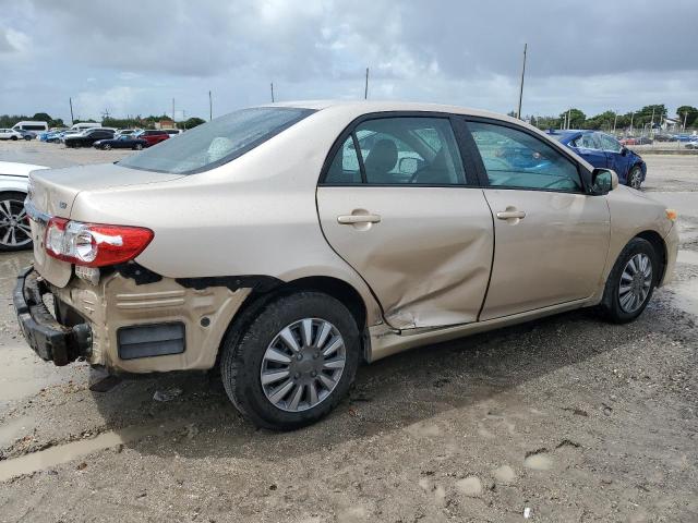 2T1BU4EE1BC566850 - 2011 TOYOTA COROLLA BASE GOLD photo 3