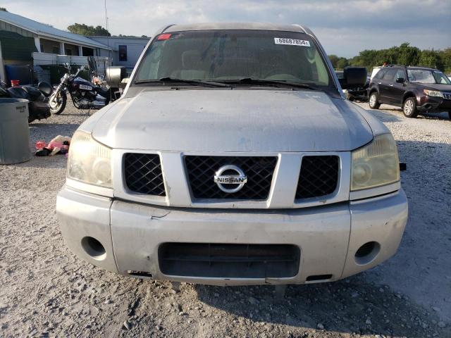 1N6AA06A84N500186 - 2004 NISSAN TITAN XE SILVER photo 5
