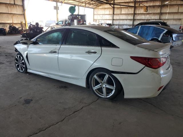 5NPEC4AC5EH876828 - 2014 HYUNDAI SONATA SE WHITE photo 2