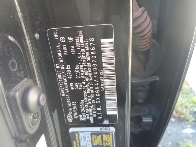 5XXGN4A74DG208678 - 2013 KIA OPTIMA EX BLACK photo 13