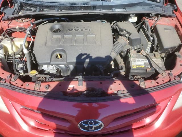 2T1BU4EE9BC542876 - 2011 TOYOTA COROLLA LE BASE BURGUNDY photo 11
