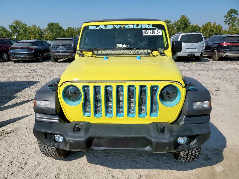 1C4HJXDN6PW681464 - 2023 JEEP WRANGLER SPORT Sarı foto 5