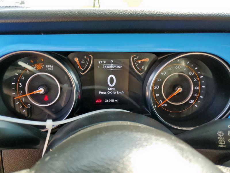 1C4HJXDN6PW681464 - 2023 JEEP WRANGLER SPORT Sarı foto 9