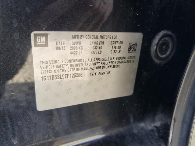 1G11B5SL9EF125286 - 2014 CHEVROLET MALIBU LS BLACK photo 13