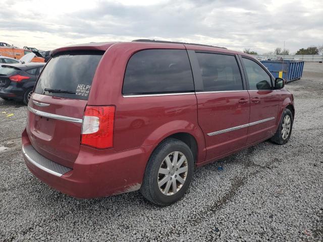 2C4RC1BG3FR654729 - 2015 CHRYSLER TOWN & COU TOURING RED photo 3