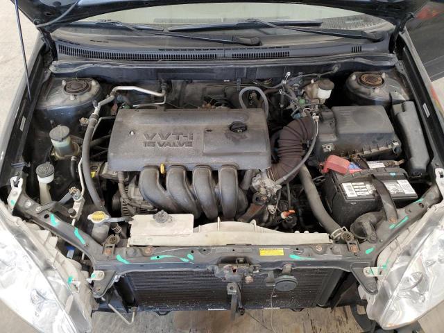 1NXBR32E23Z158132 - 2003 TOYOTA COROLLA CE BLACK photo 11