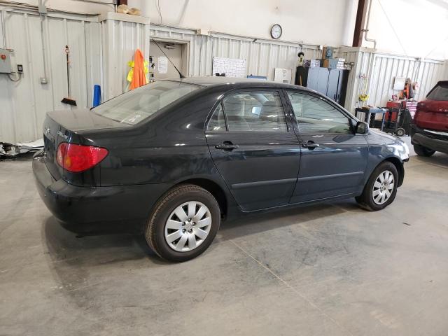 1NXBR32E23Z158132 - 2003 TOYOTA COROLLA CE BLACK photo 3