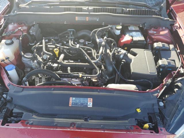 3FA6P0HD0KR193983 - 2019 FORD FUSION SE წითელი ფოტო 11