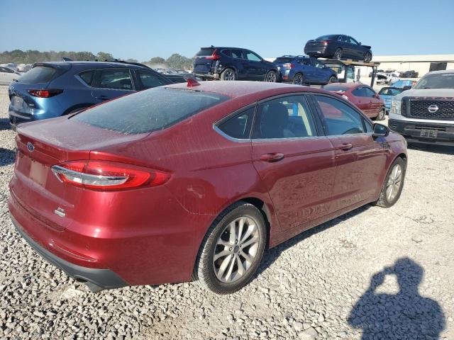 3FA6P0HD0KR193983 - 2019 FORD FUSION SE წითელი ფოტო 3