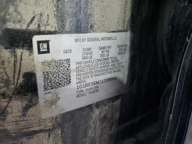 1G1BE5SM7J7209986 - 2018 CHEVROLET CRUZE LT Qara foto 12