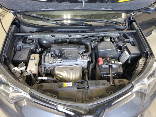 JTMBFREV4HJ143281 - 2017 TOYOTA RAV4 LE ნაცრისფერი ფოტო 12