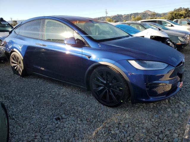 7SAXCAE55PF415717 - 2023 TESLA MODEL X BLUE photo 4