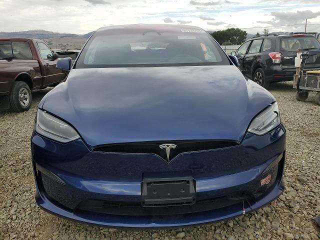 7SAXCAE55PF415717 - 2023 TESLA MODEL X BLUE photo 5