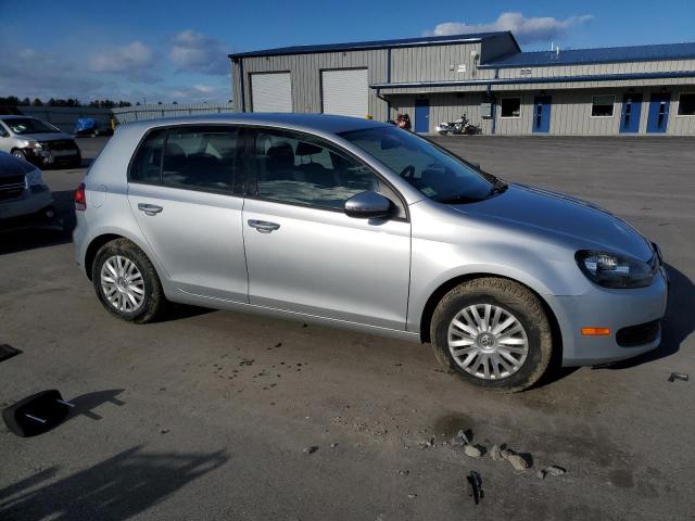 WVWDB7AJ6CW321893 - 2012 VOLKSWAGEN GOLF SILVER photo 4