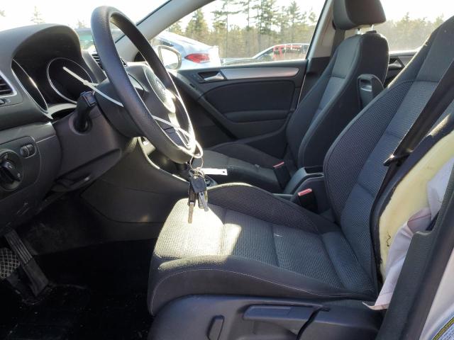 WVWDB7AJ6CW321893 - 2012 VOLKSWAGEN GOLF SILVER photo 7