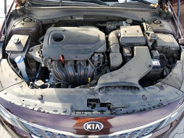 5XXGT4L38KG275068 - 2019 KIA OPTIMA LX Темно-червоний фото 11
