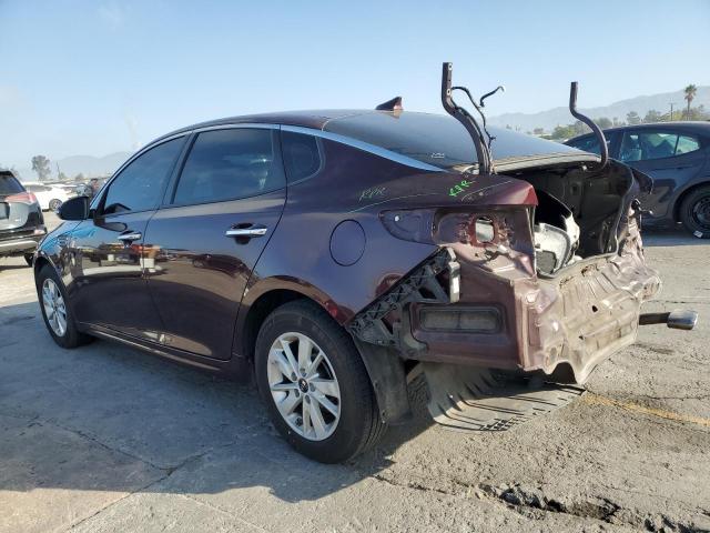 5XXGT4L38KG275068 - 2019 KIA OPTIMA LX Темно-червоний фото 2