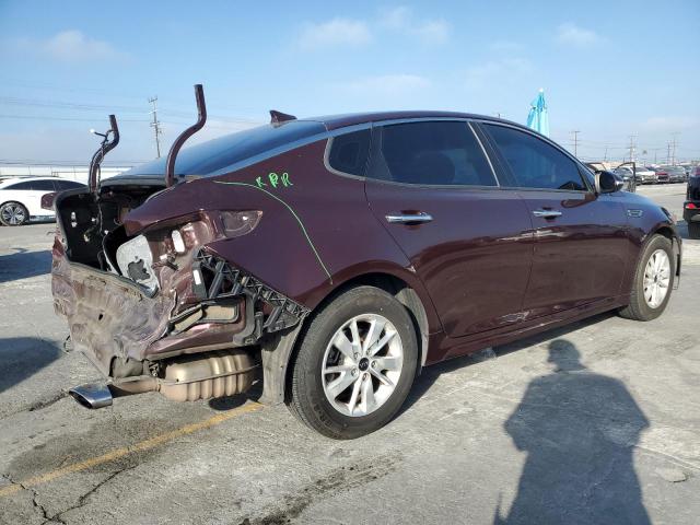5XXGT4L38KG275068 - 2019 KIA OPTIMA LX Темно-червоний фото 3