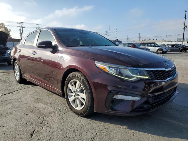 5XXGT4L38KG275068 - 2019 KIA OPTIMA LX Темно-червоний фото 4