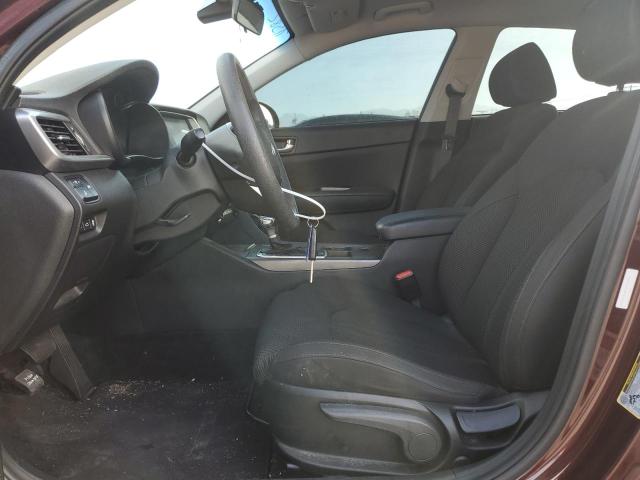 5XXGT4L38KG275068 - 2019 KIA OPTIMA LX Темно-червоний фото 7