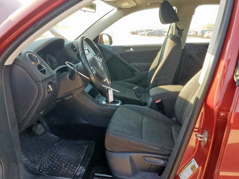WVGAV7AX5DW019815 - 2013 VOLKSWAGEN TIGUAN S RED photo 7
