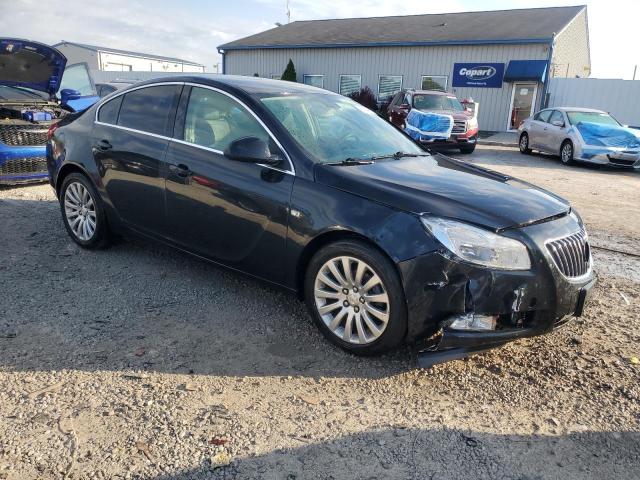 W04GN5EC1B1098995 - 2011 BUICK REGAL CXL BLACK photo 4