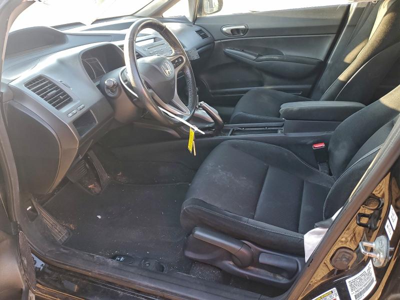 2HGFA1F60AH553013 - 2010 HONDA CIVIC LX-S შავი ფოტო 7