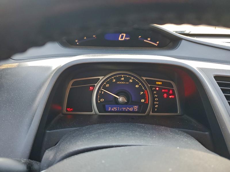 2HGFA1F60AH553013 - 2010 HONDA CIVIC LX-S შავი ფოტო 9