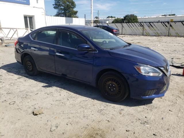 3N1AB7AP1JY267497 - 2018 NISSAN SENTRA S BLUE photo 4