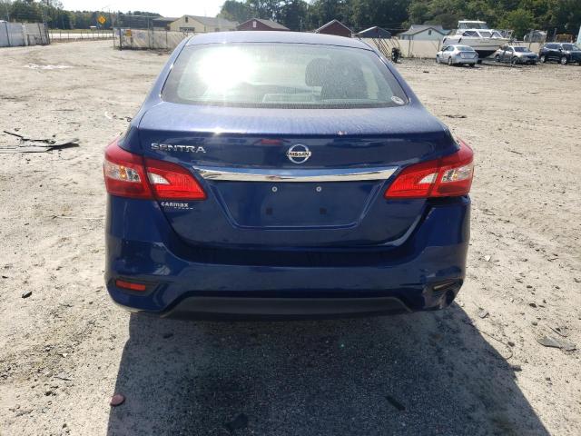 3N1AB7AP1JY267497 - 2018 NISSAN SENTRA S BLUE photo 6