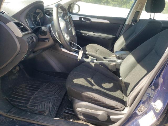 3N1AB7AP1JY267497 - 2018 NISSAN SENTRA S BLUE photo 7