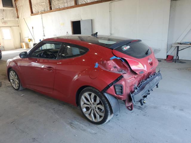 KMHTC6AD1DU087037 - 2013 HYUNDAI VELOSTER RED photo 2