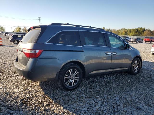 5FNRL5H49CB046242 - 2012 HONDA ODYSSEY EX GRAY photo 3