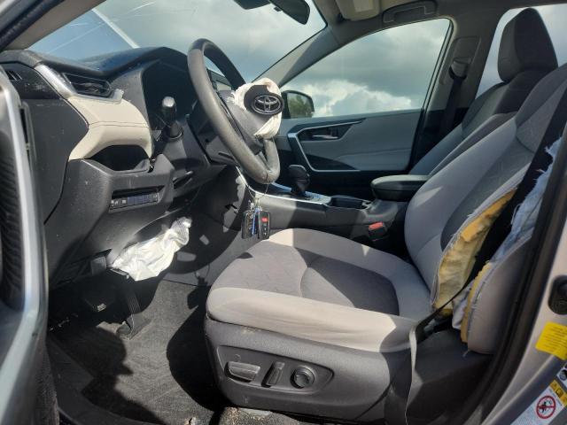 JTMW1RFV8KD010592 - 2019 TOYOTA RAV4 XLE GRAY photo 7