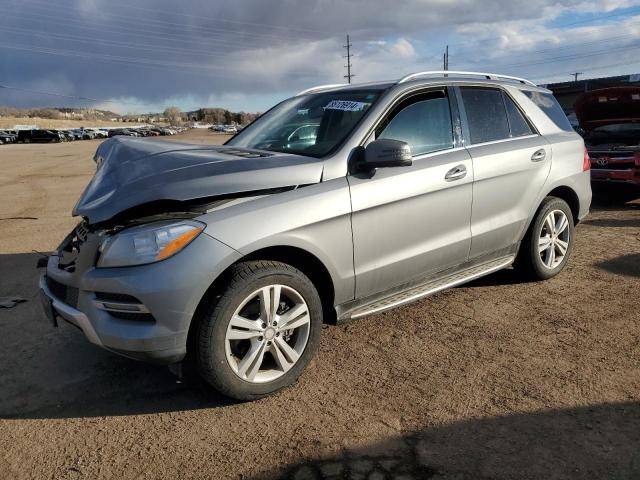 4JGDA5HB8FA520236 - 2015 MERCEDES-BENZ ML 350 4MATIC GRAY photo 1