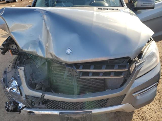 4JGDA5HB8FA520236 - 2015 MERCEDES-BENZ ML 350 4MATIC GRAY photo 12