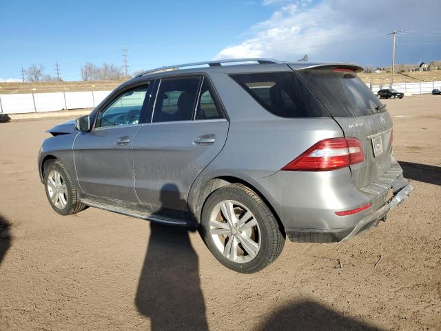 4JGDA5HB8FA520236 - 2015 MERCEDES-BENZ ML 350 4MATIC GRAY photo 2