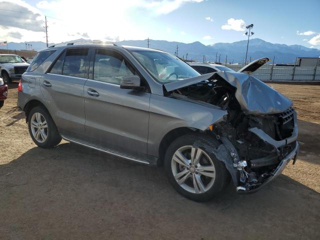 4JGDA5HB8FA520236 - 2015 MERCEDES-BENZ ML 350 4MATIC GRAY photo 4