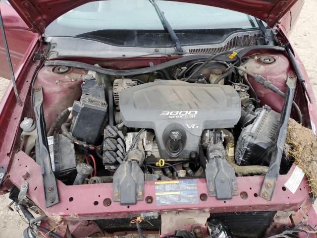 2G2WP522151274356 - 2005 PONTIAC GRAND PRIX 勃艮第红 照片 11